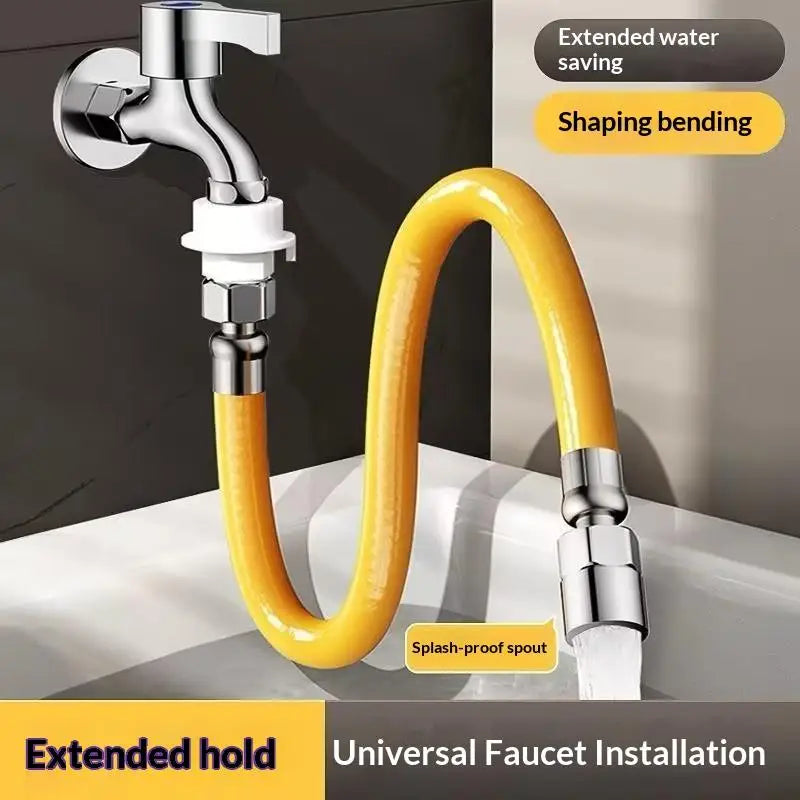 Stainless Steel Faucet Extender Tube – 360° Flexible, 6 Sizes Faucet Extender Tube PLUSH