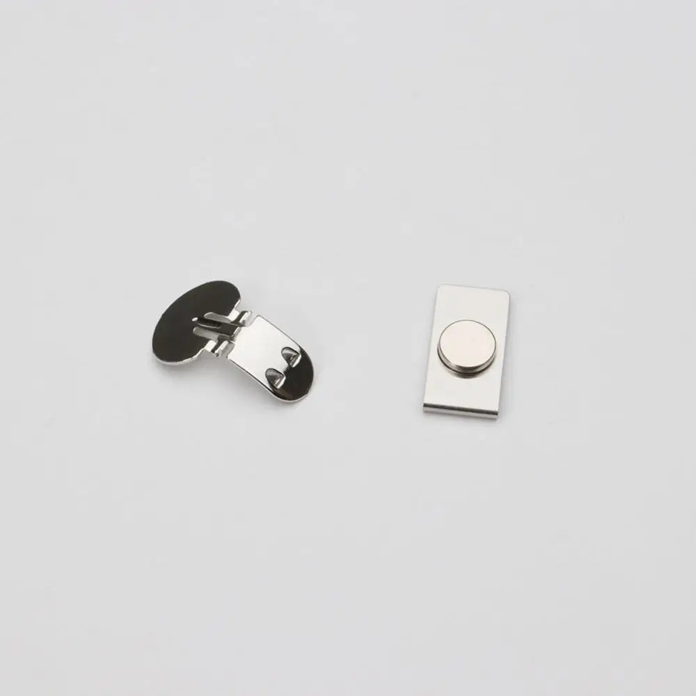 Invisible Magnet Tie Clip for Men – Stainless Steel Necktie Bar Magnetic Tie Clip PLUSH silver