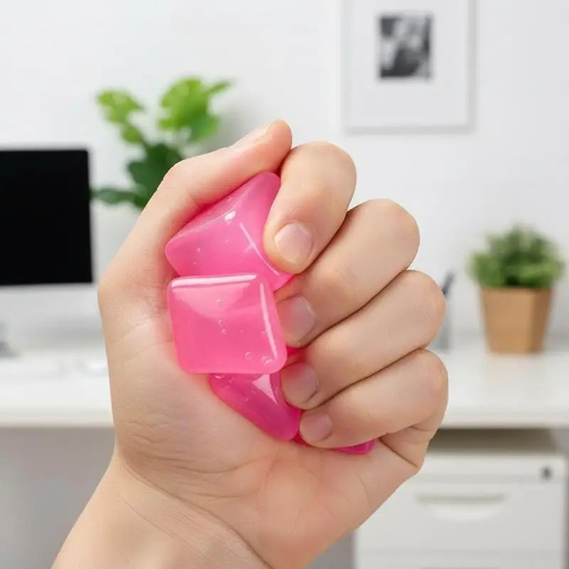 Ice Cube Squishy Toy – Sensory Fidget & Relaxation Toy Squishy Fidget Toy PLUSH