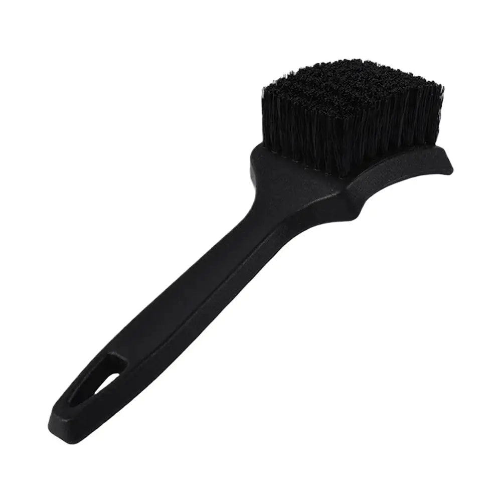 Car Wheel & Tire Cleaning Brush – Dense Bristles, Short Handle Wheel Cleaning Brush PLUSH B