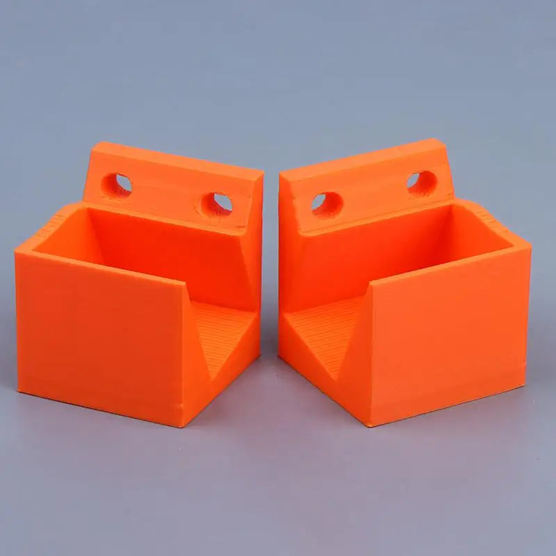 Spirit Level Wall Mount Bracket 2pc – Durable PLA Storage Tool Storage Bracket PLUSH Orange