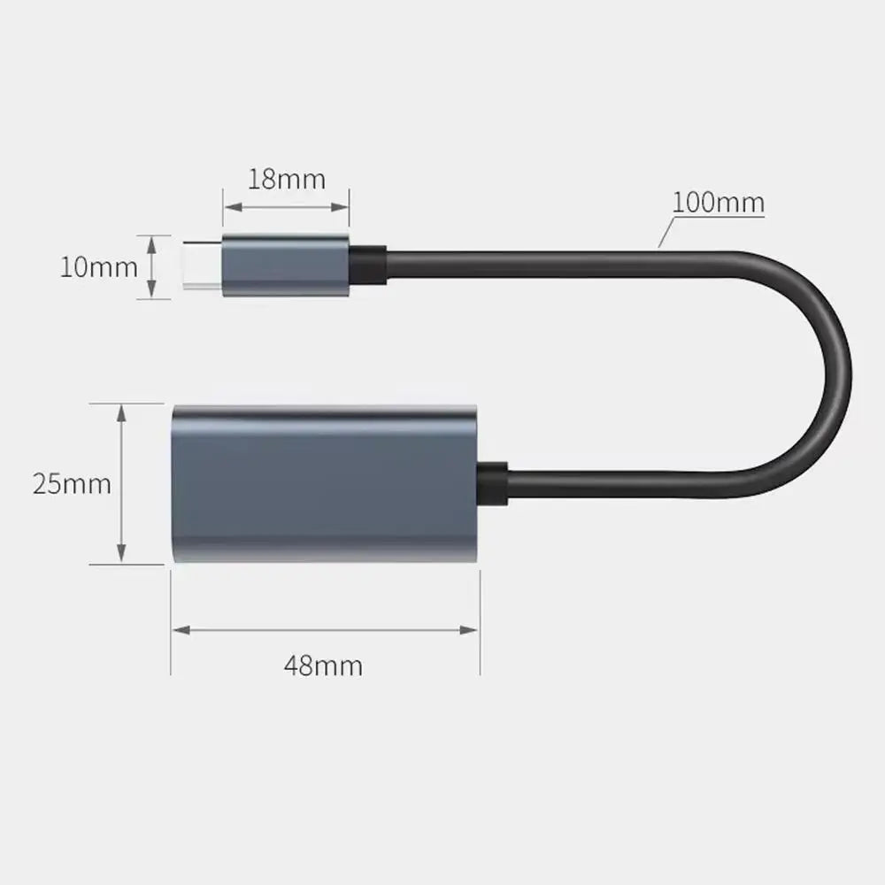 USB-C to HDMI Adapter 4K 30Hz | Type-C HD Projection Cable USB-C HDMI Adapter PLUSH