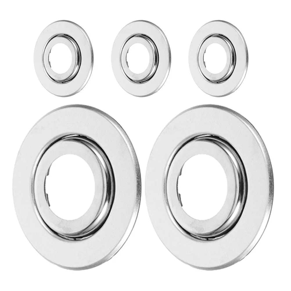 5-Pack Stainless Steel Fire Sprinkler Decorative Cover Plates Sprinkler Cover Plate PLUSH