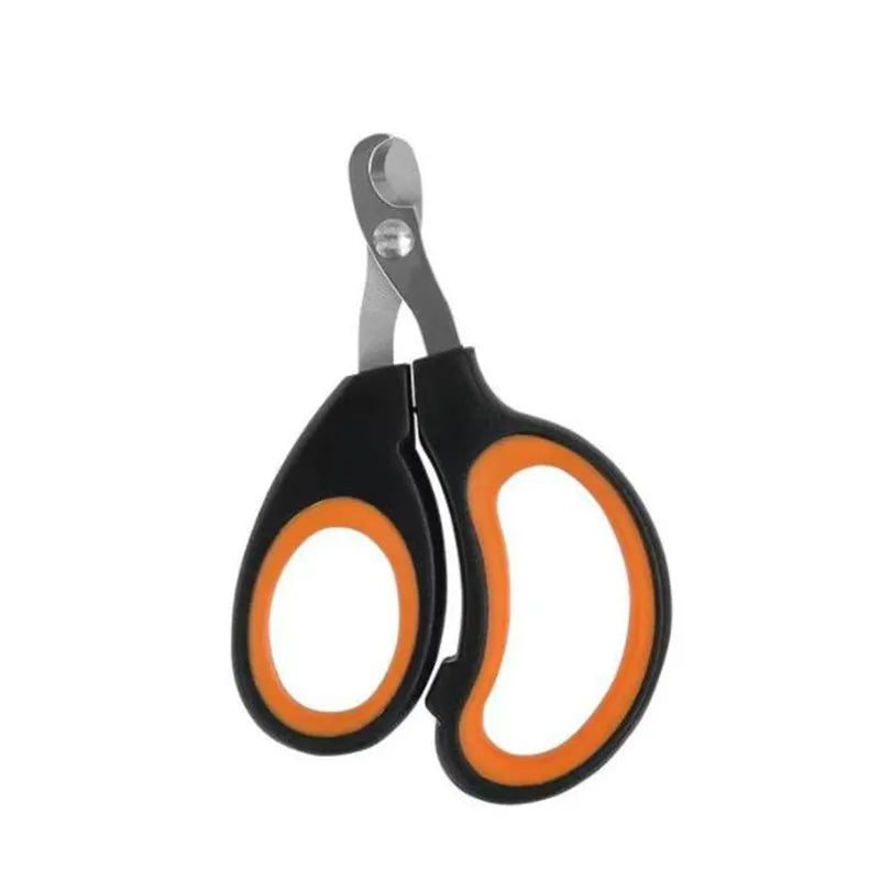 Professional Pet Nail Clippers for Small Dogs, Cats & Rabbits Pet Nail Clipper PLUSH Black Orange