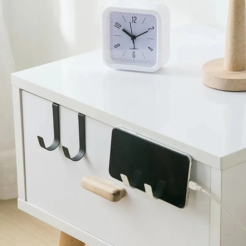 Multi-Purpose 4-Hook Cabinet Door Rack – Kitchen & Bathroom Over-Door Hook Rack PLUSH