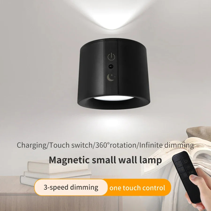 Cordless LED Wall Sconce – Rechargeable, Dimmable & Remote LED Wall Sconce PLUSH
