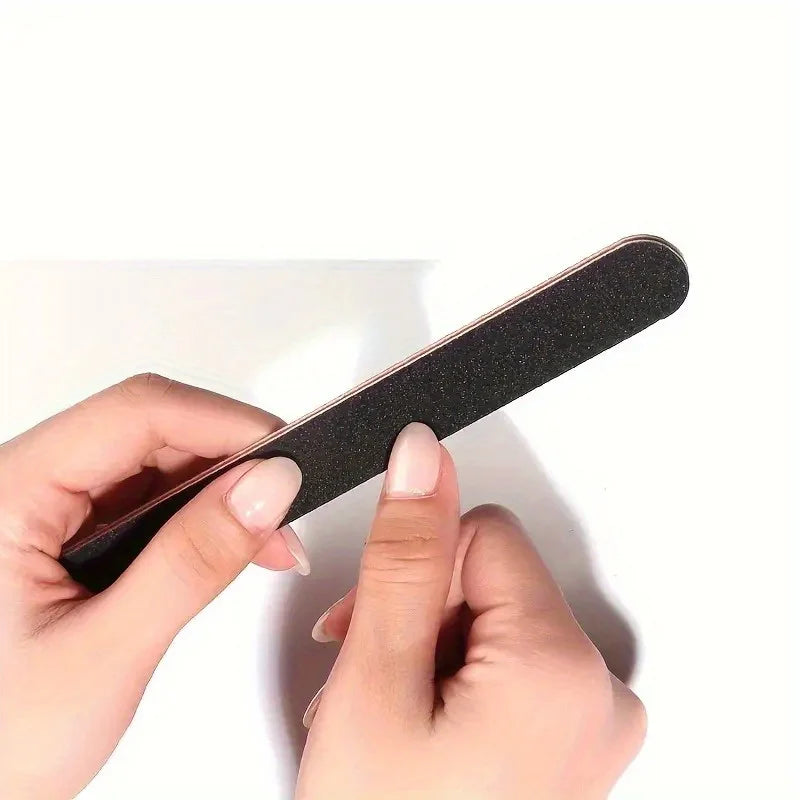 Professional Double-Sided Nail Files 100/180 Grit – 10 or 50pc Nail Files PLUSH