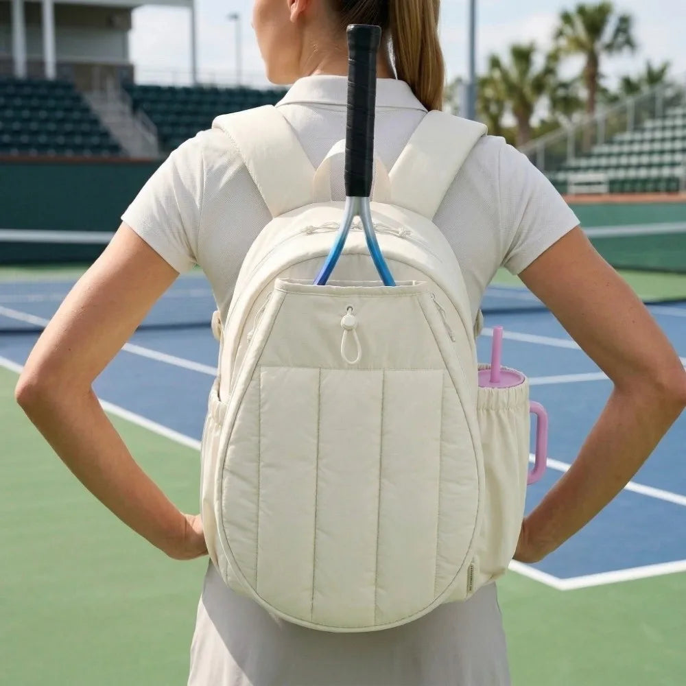 20L Waterproof Tennis & Pickleball Backpack | Racket Bag Sports Racket Backpack PLUSH