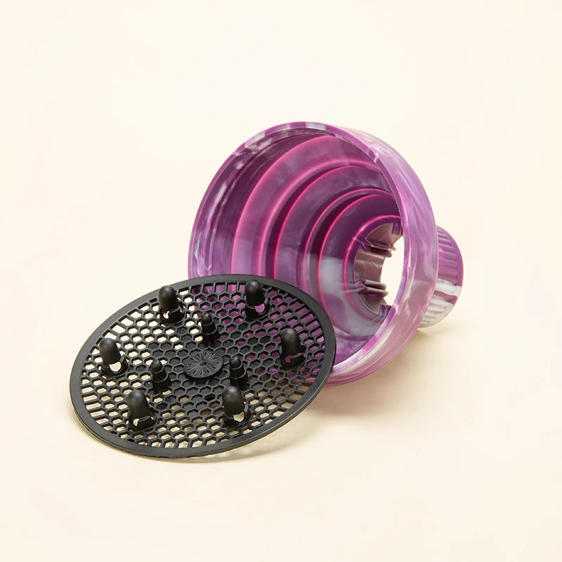 Retractable Silicone Hair Dryer Diffuser – Universal Attachment Hair Dryer Diffuser PLUSH