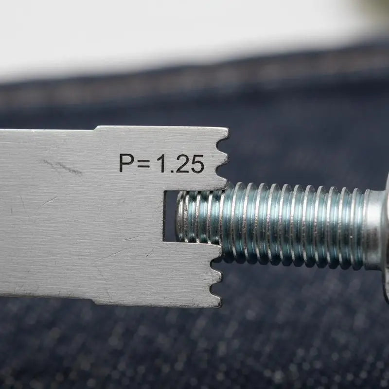 Metric Thread Pitch Gauge – Identify Bolt, Nut & Screw Threads Thread Pitch Gauge PLUSH