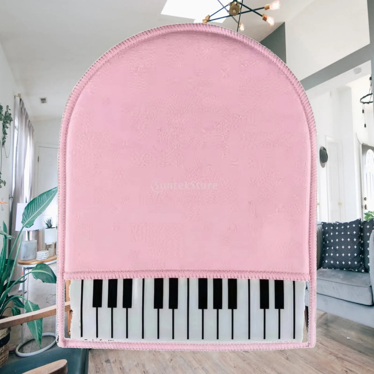 Microfiber Cleaning Glove for Piano Guitar Violin – Lint-Free Instrument Cleaning Glove PLUSH Red