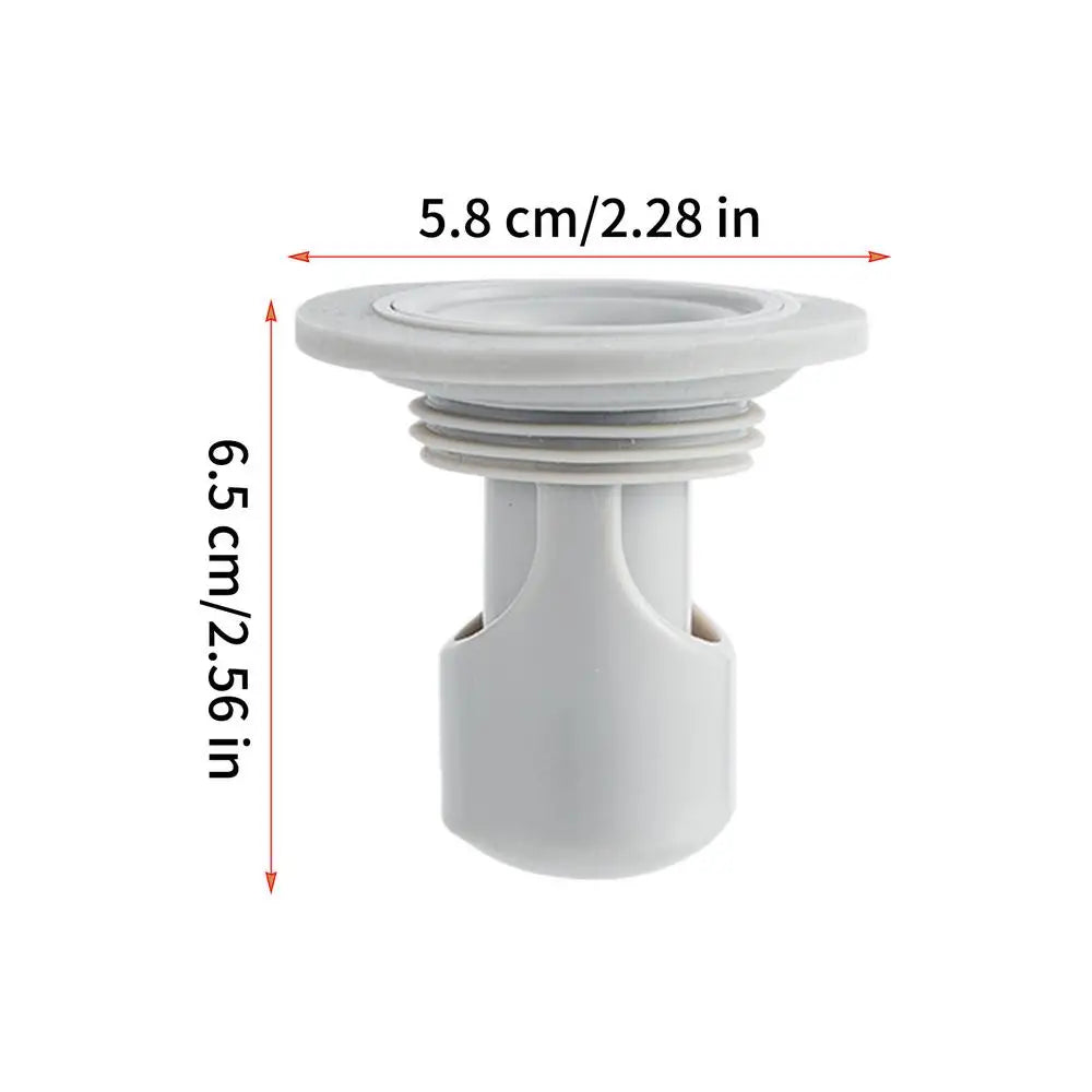Anti-Odor Shower Floor Drain Plug & Hair Filter – ABS Floor Drain Plug PLUSH Short style