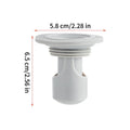 Anti-Odor Shower Floor Drain Plug & Hair Filter – ABS Floor Drain Plug PLUSH Short style