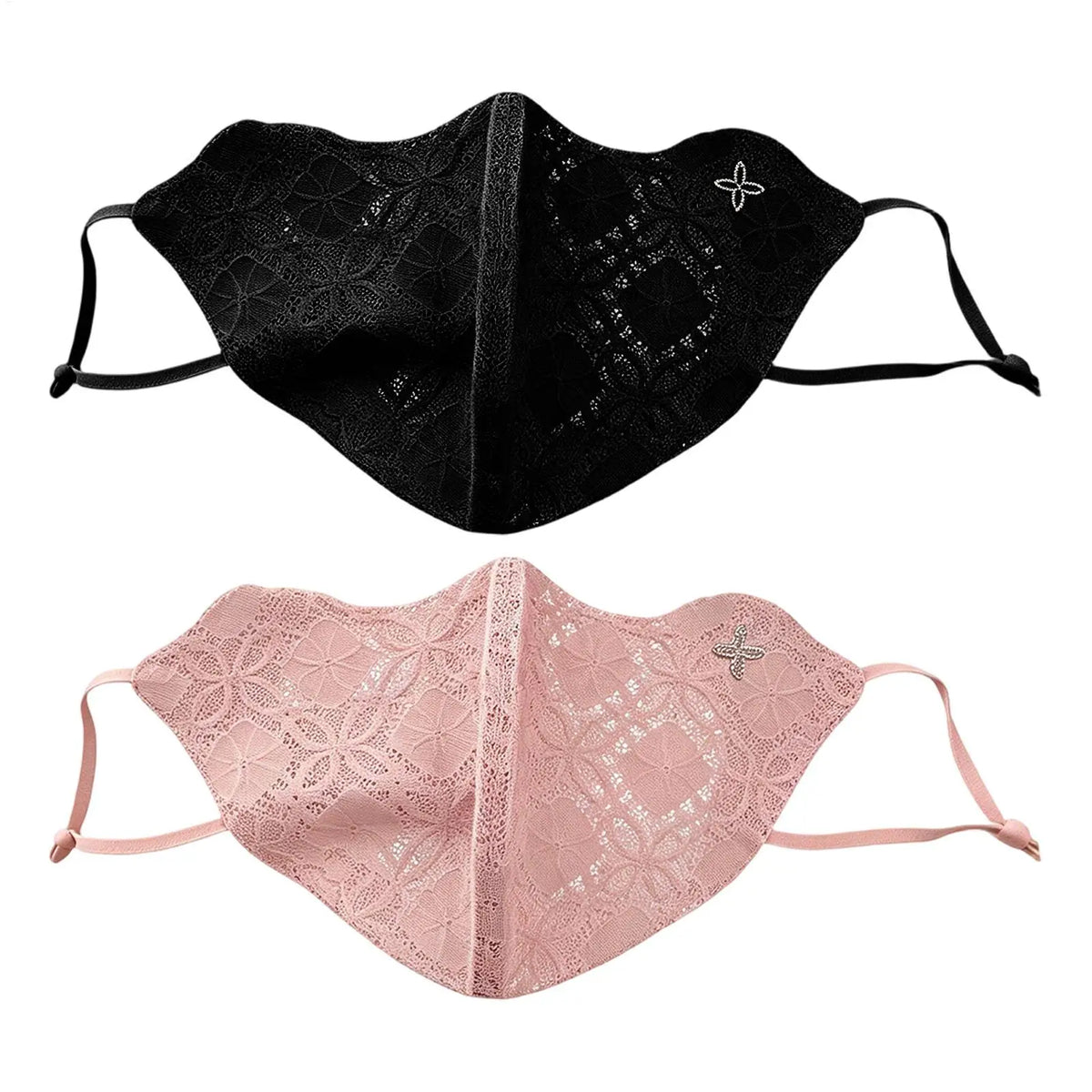 Women's UPF50+ Lace Sun Face Cover – Breathable UV Shield Sun Face Cover PLUSH