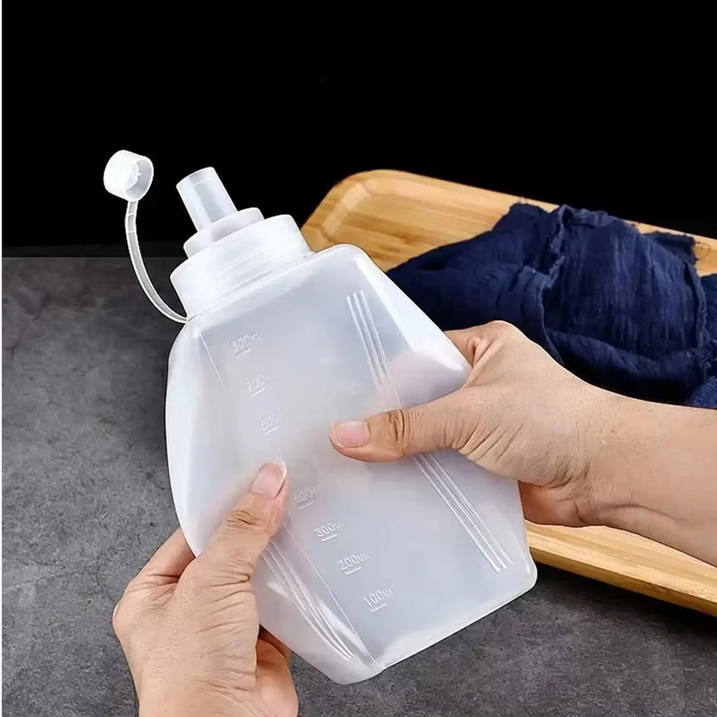 Large Caliber Condiment Squeeze Bottle – Kitchen Dispenser Condiment Dispenser Bottle PLUSH