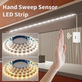 USB LED Strip Light 1–10M Hand Wave Sensor | Cabinet & TV Backlight LED Strip Light PLUSH Cold White 10M