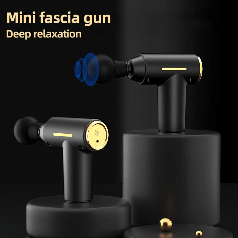 Portable Mini Muscle Massage Gun – Deep Vibration Massager Vibration Massage Gun PLUSH