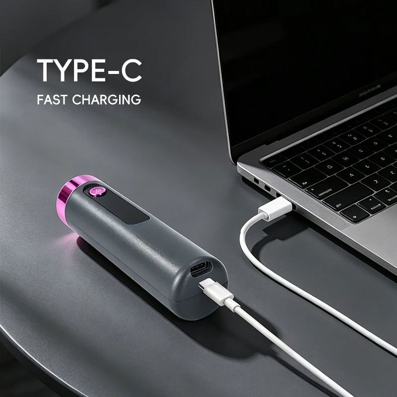 Handheld Mini Electric Milk Frother – USB Rechargeable, 3 Speeds Milk Frother PLUSH