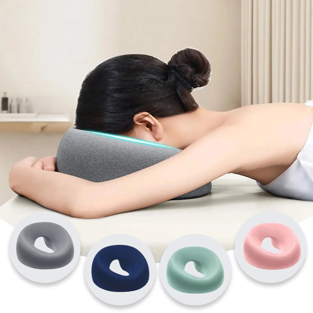 Memory Foam Face Cradle Cushion – Ergonomic Massage Head Rest Massage Face Cushion PLUSH