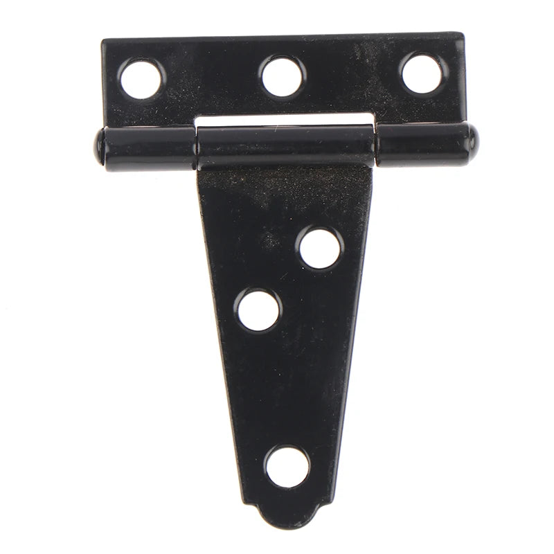 Black T-Shape Triangle Hinges – Cabinet, Gate & Shed Doors Door Hinge Hardware PLUSH