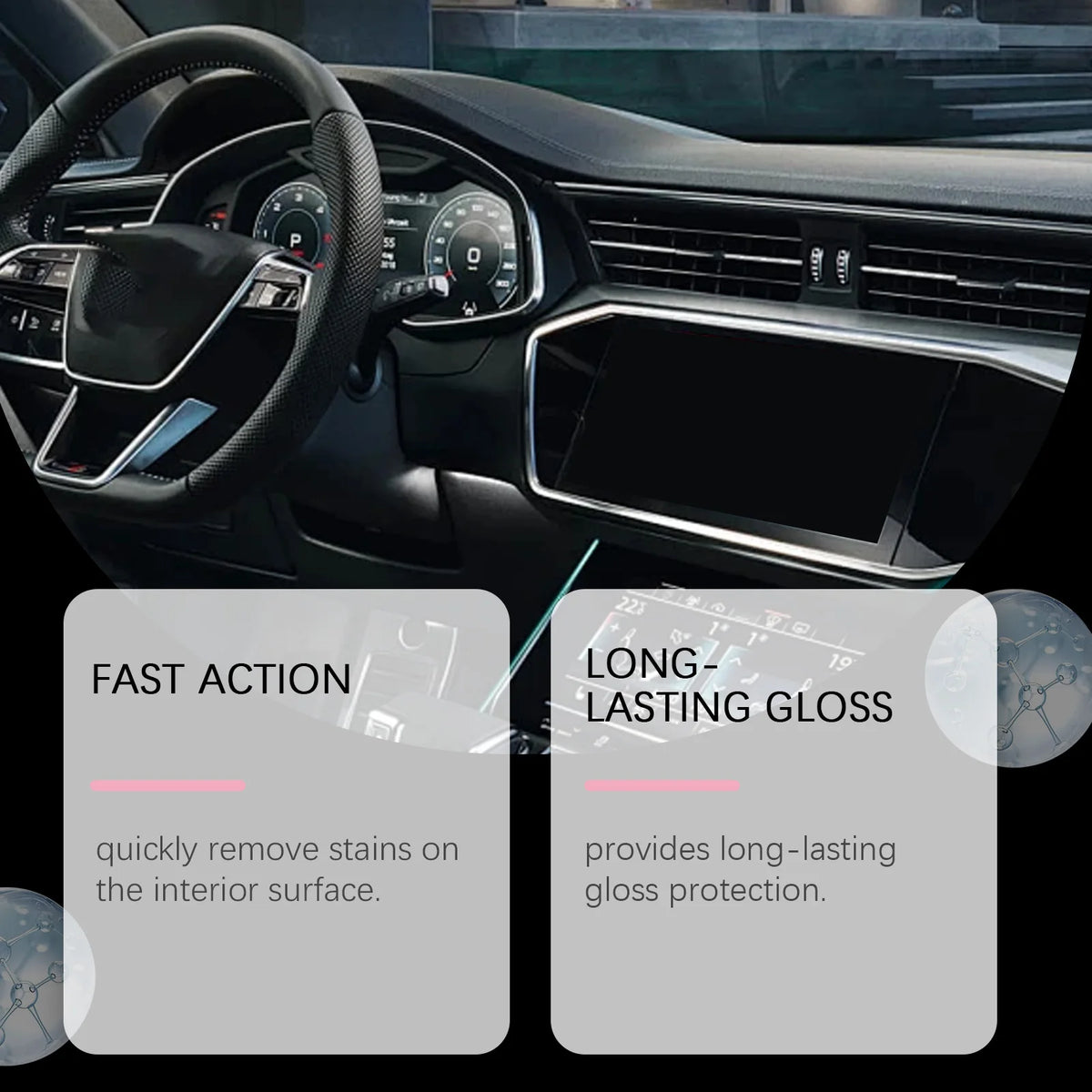 RayHong Car Interior Cleaner & Protectant Spray 100ml Car Interior Cleaner PLUSH