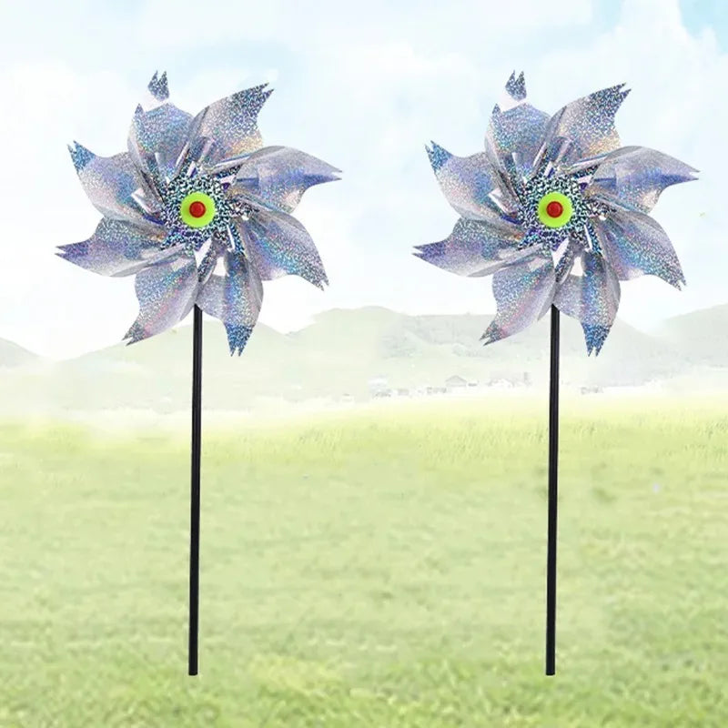 Reflective Bird Repeller Windmill Spinner – Garden Protection Bird Repeller Windmill PLUSH