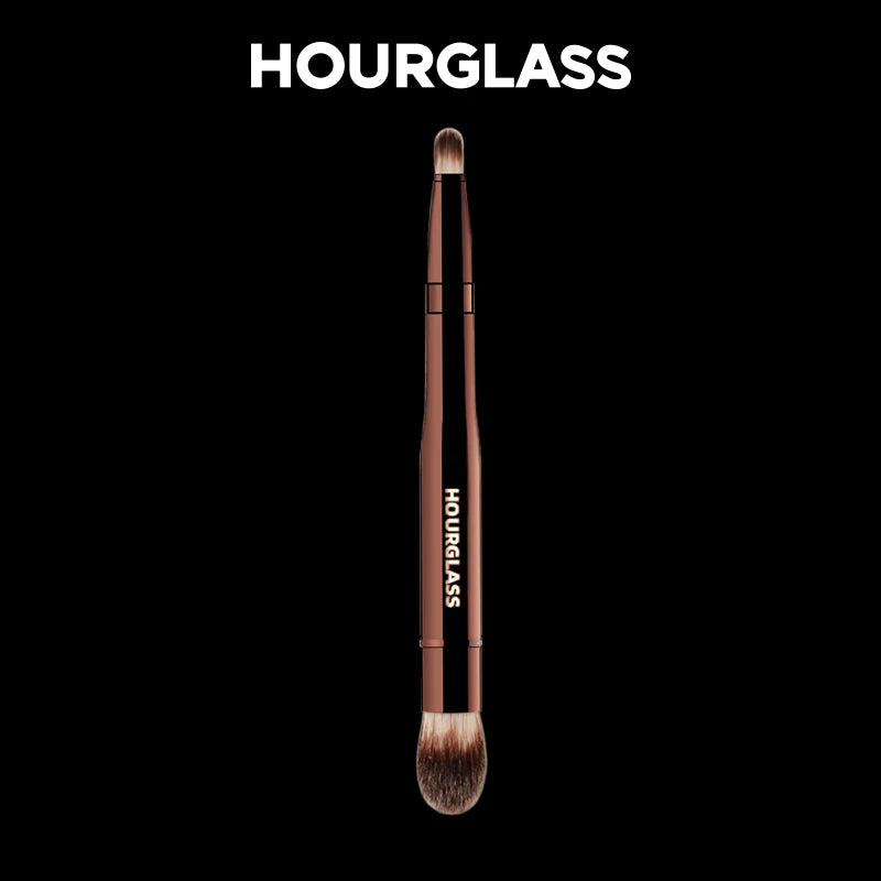 Hourglass Double-Headed Makeup Brush – Concealer & Highlight Makeup Brush PLUSH
