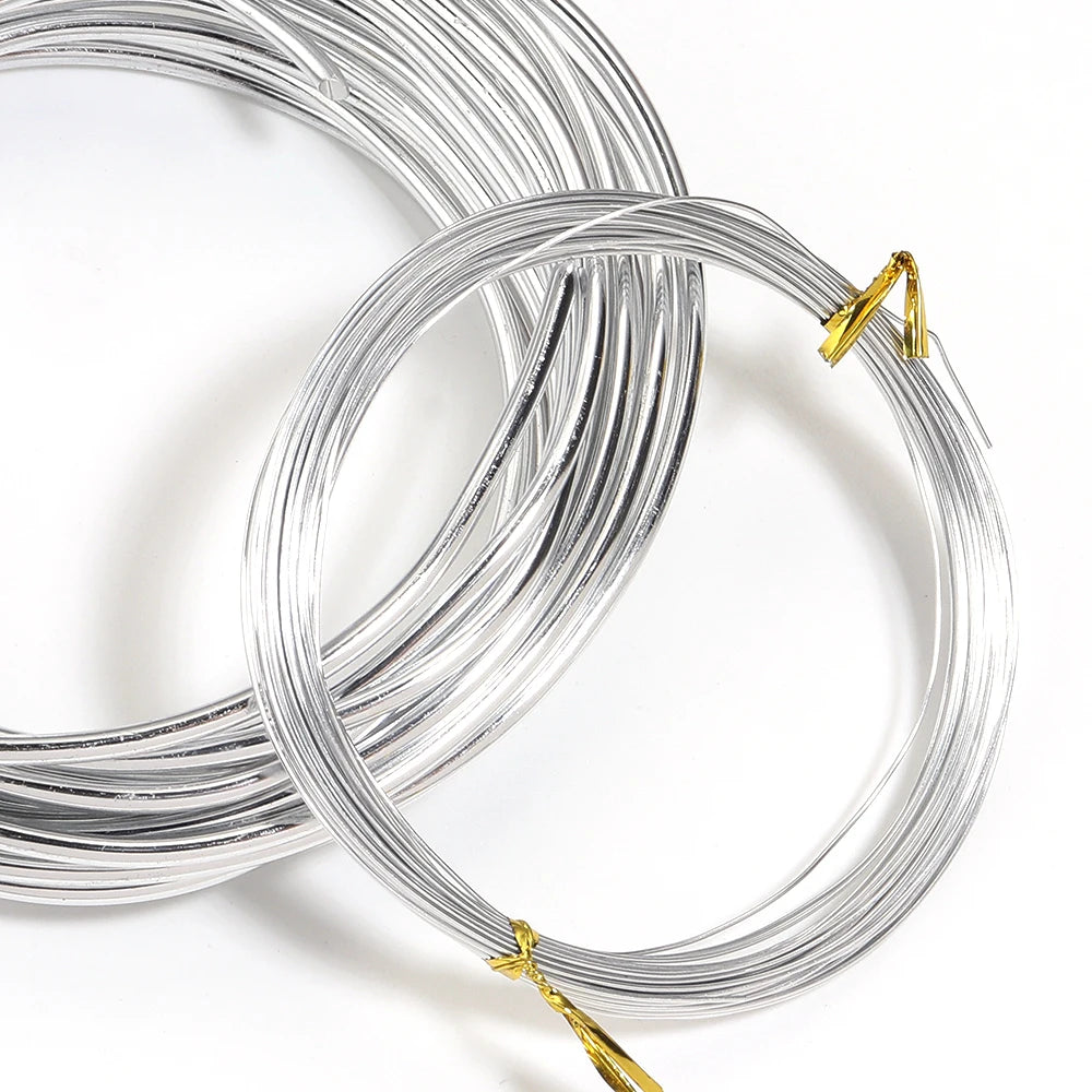 Silver Anodized Aluminum Wire Coil – DIY Jewelry & Crafts Jewelry Craft Wire PLUSH