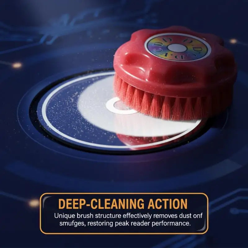 CD DVD VCD Lens Cleaner Kit – Wet & Dry Disc Cleaning Set Lens Cleaner Kit PLUSH