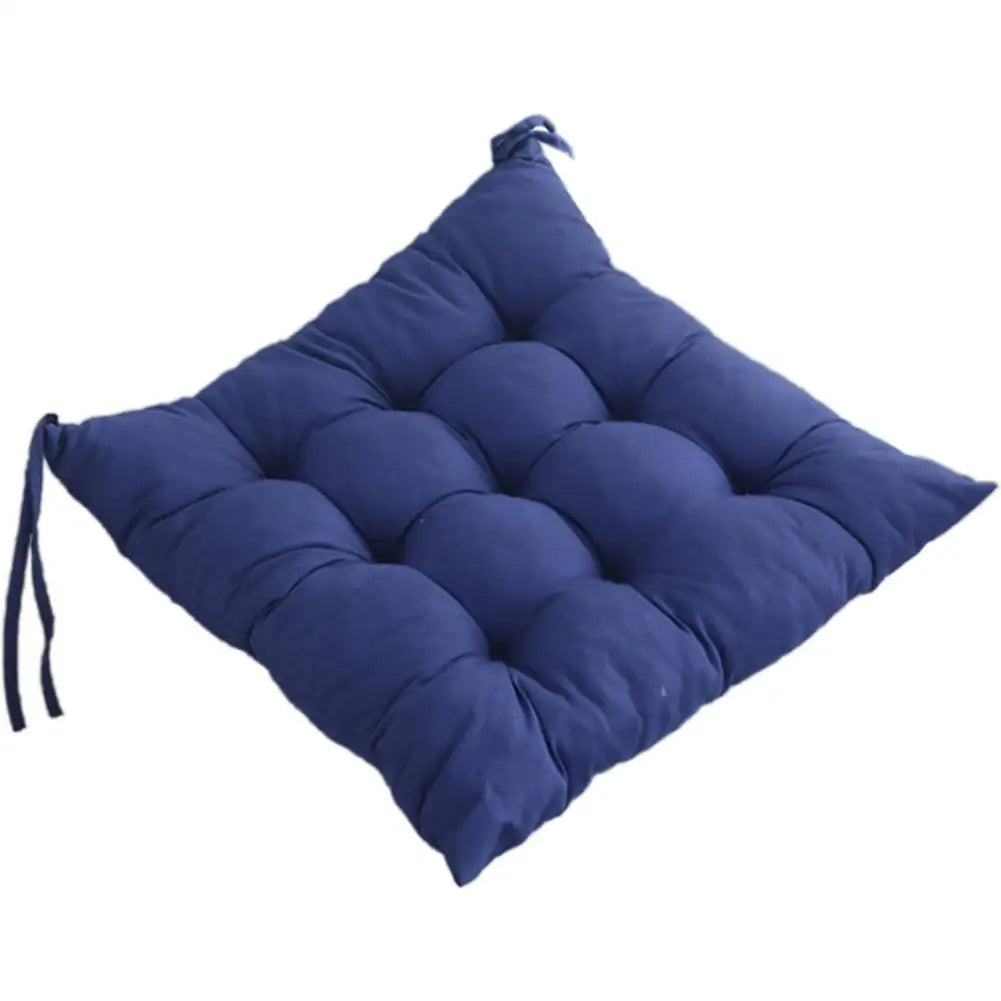 40x40cm Chenille Chair Cushion – Anti-Slip Tufted Seat Pad Chair Seat Cushion PLUSH A