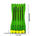 5-Pack Pre-Tied Carp Fishing Rig Set – Snag-Resistant Hooks Fishing Rig Set PLUSH 8hook Random color