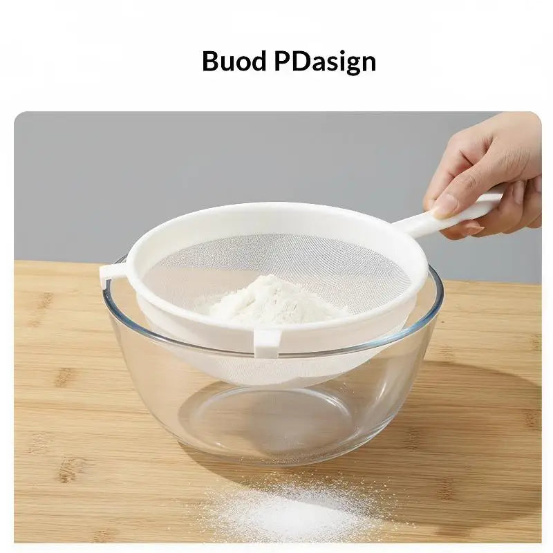 Handheld Fine Mesh Sieve – Flour, Tea & Kitchen Strainer Kitchen Mesh Strainer PLUSH