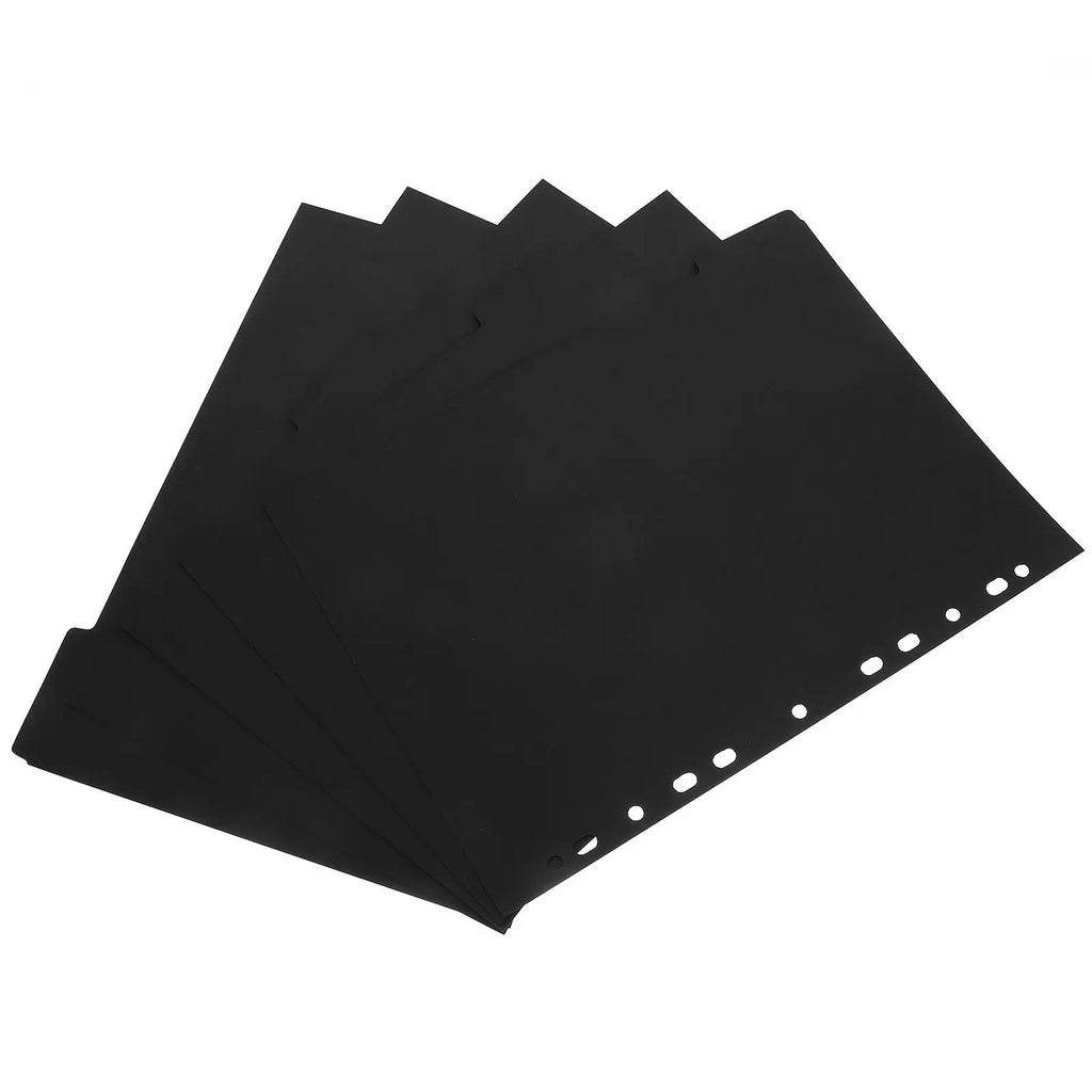 A4 Binder Dividers 5 Sheets – Index Tabs for Ring Binders Binder Dividers PLUSH
