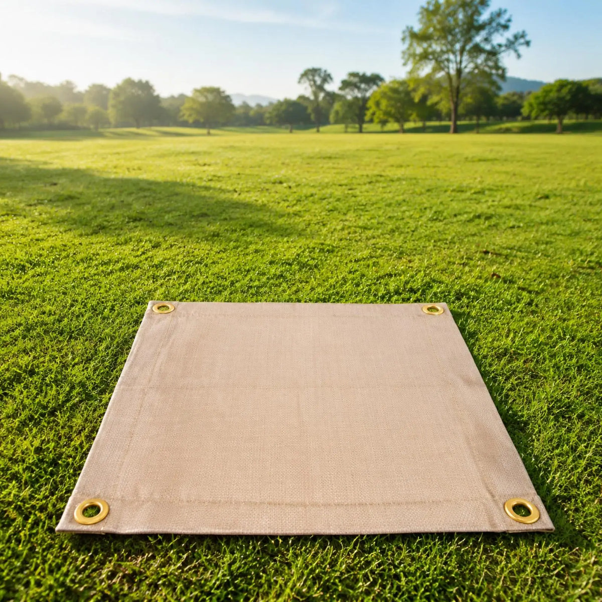 Fiberglass Fire Blanket – Fireproof Mat for Camping & Grilling Fireproof Camping Mat PLUSH