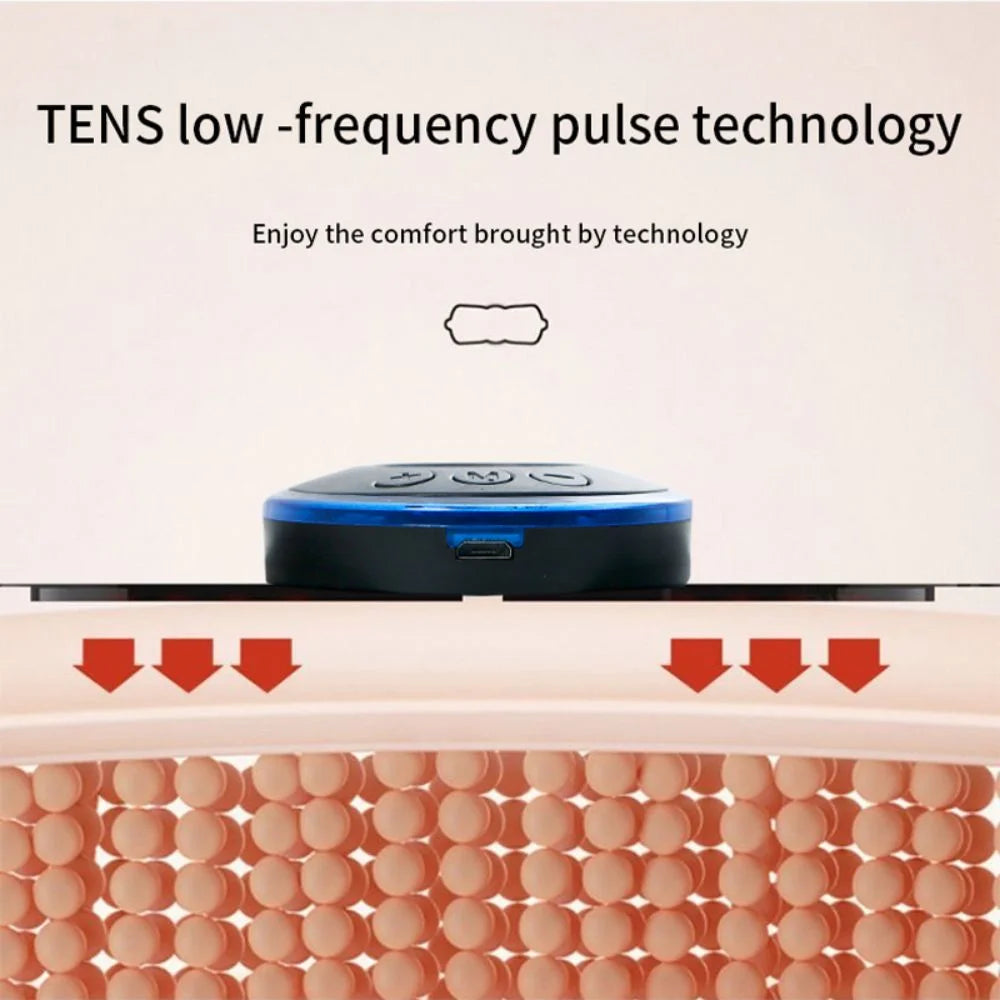 CAMMUO 8-Mode 19-Level Electric Pulse Neck & Body Massager Electric Pulse Massager PLUSH