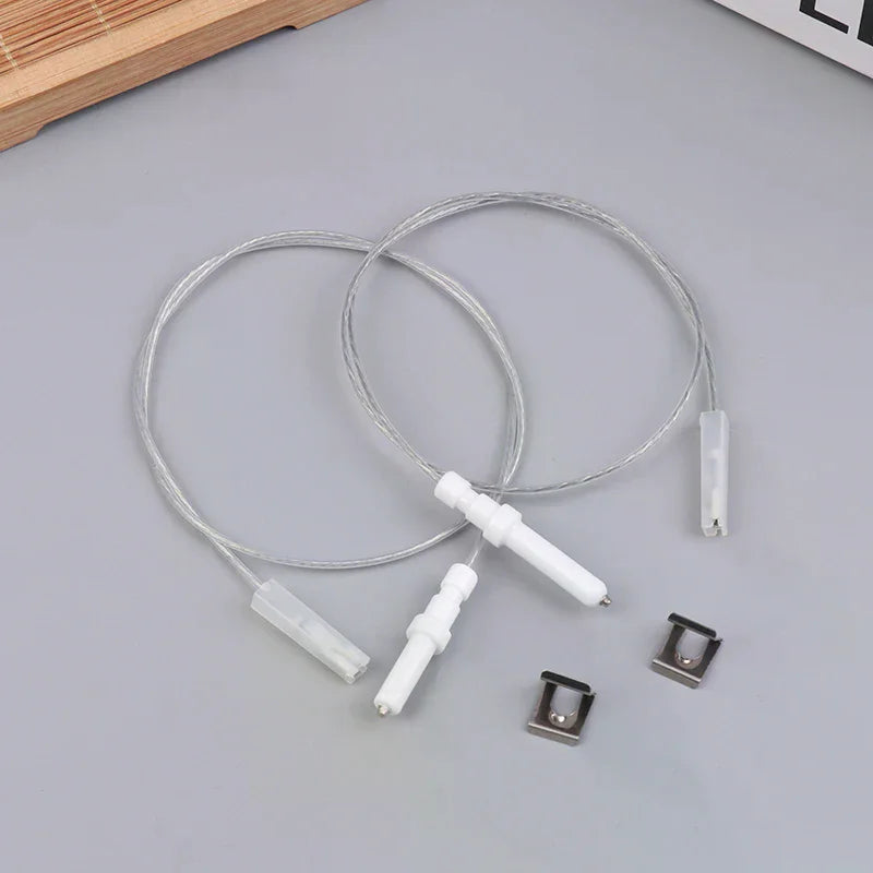 Gas Cooktop Igniter Electrode Spark Plug with Wire 35mm/40mm Stove Igniter Part PLUSH