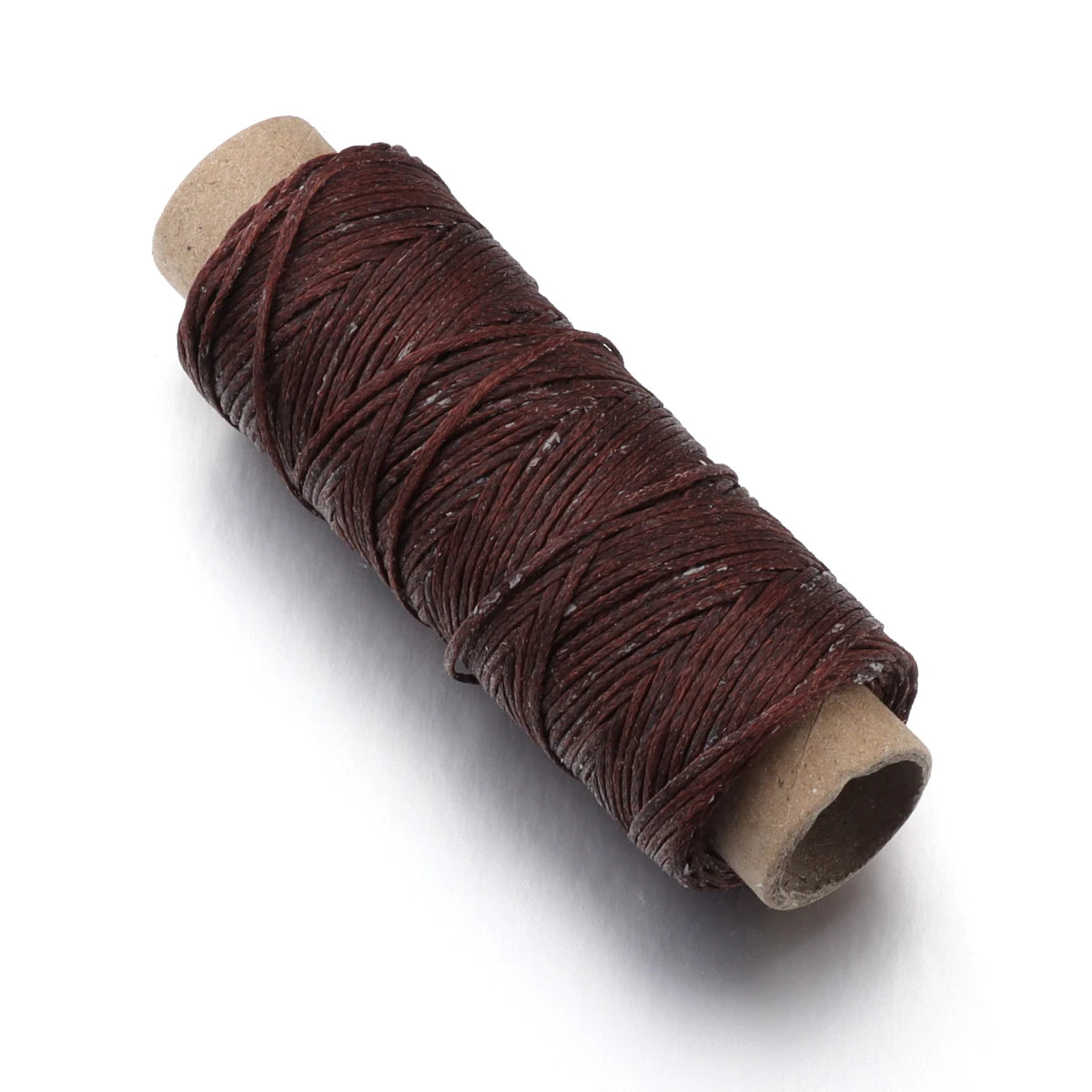 50 Yards Flat Waxed Thread 1mm | Leather & Bookbinding Cord Waxed Sewing Thread PLUSH Dark Brown