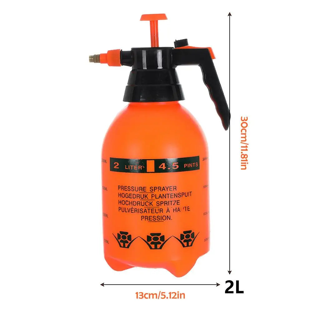 2/3L Hand Pressure Garden Sprayer – Adjustable Nozzle Bottle Garden Sprayer Bottle PLUSH 2L