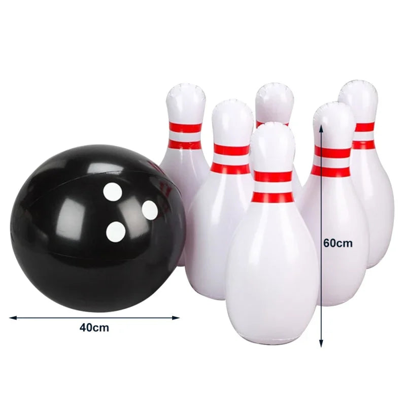 Giant Inflatable Bowling Set – Outdoor Family Yard Game Inflatable Yard Game PLUSH