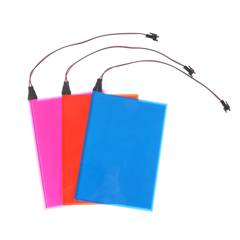 EL LED Backlight Panel 15×13.5cm Electroluminescent + DC 12V Inverter EL Backlight Panel PLUSH