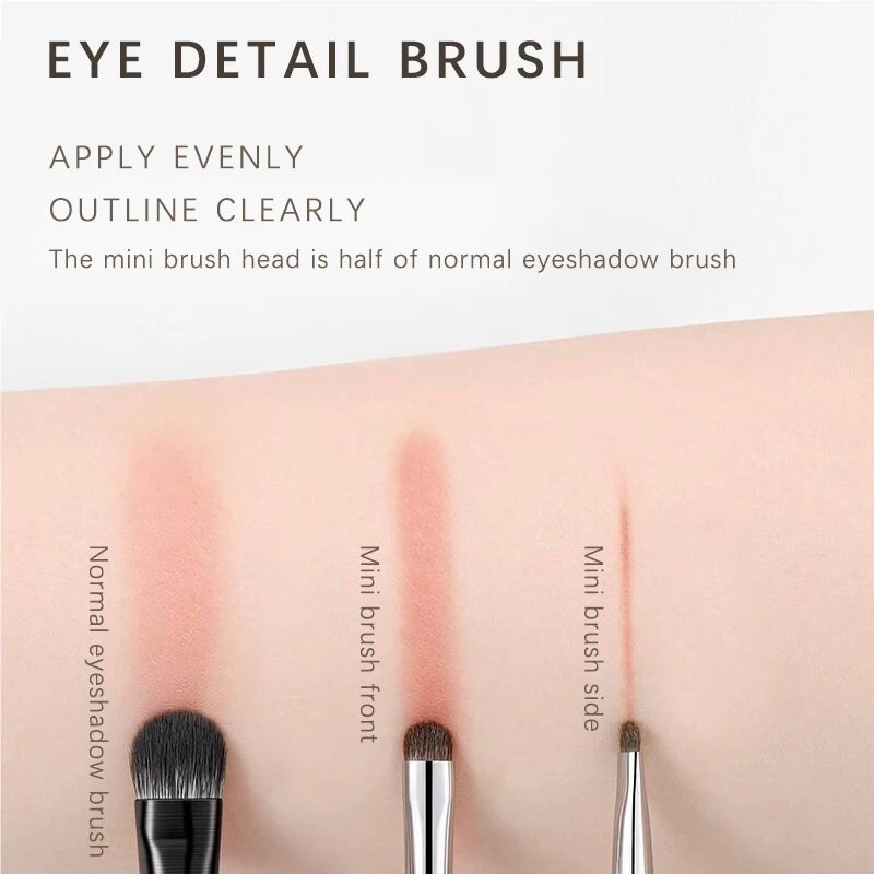 PLUSH Horse Hair Eye Detail Brush – Precision Eye Makeup Eye Makeup Brush PLUSH