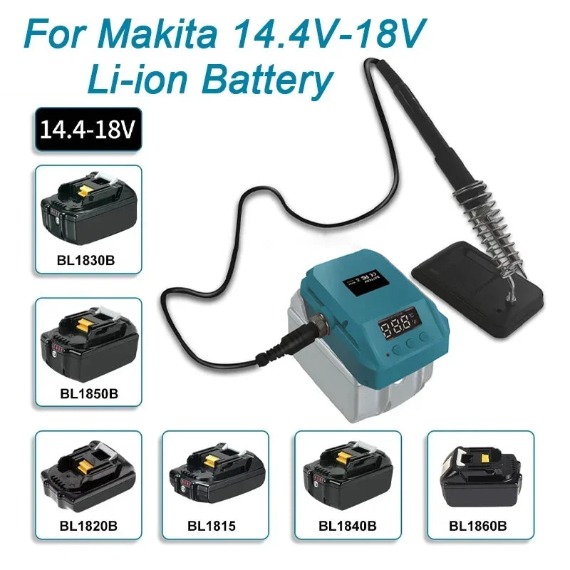 60W Cordless Soldering Iron – Makita DeWalt Milwaukee 18-20V Cordless Soldering Station PLUSH