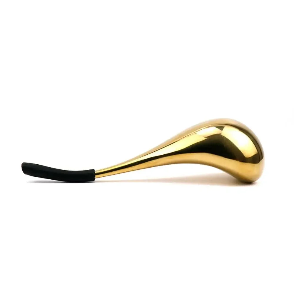 Stainless Steel Ice Globes Cryo Sticks – Facial Cooling Tool Facial Cryo Roller PLUSH 1PC Golden