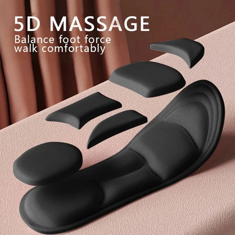 5D Memory Foam Massage Insoles – Breathable Sport Cushion Memory Foam Insoles PLUSH
