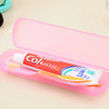 Portable Toothbrush Travel Case – Candy Color Storage Box Toothbrush Travel Case PLUSH pink-only box
