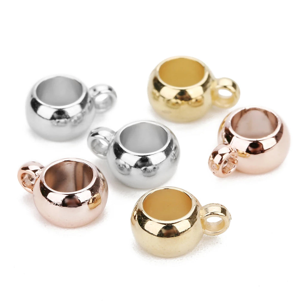 CCB Big Hole Spacer Beads 6–16mm | DIY Jewelry Making 30–100pcs Jewelry Spacer Beads PLUSH