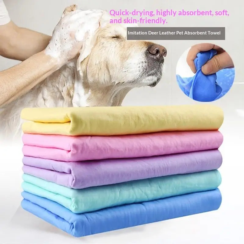 PVA Microfiber Pet Drying Towel – Quick Dry & Super Absorbent Pet Drying Towel PLUSH