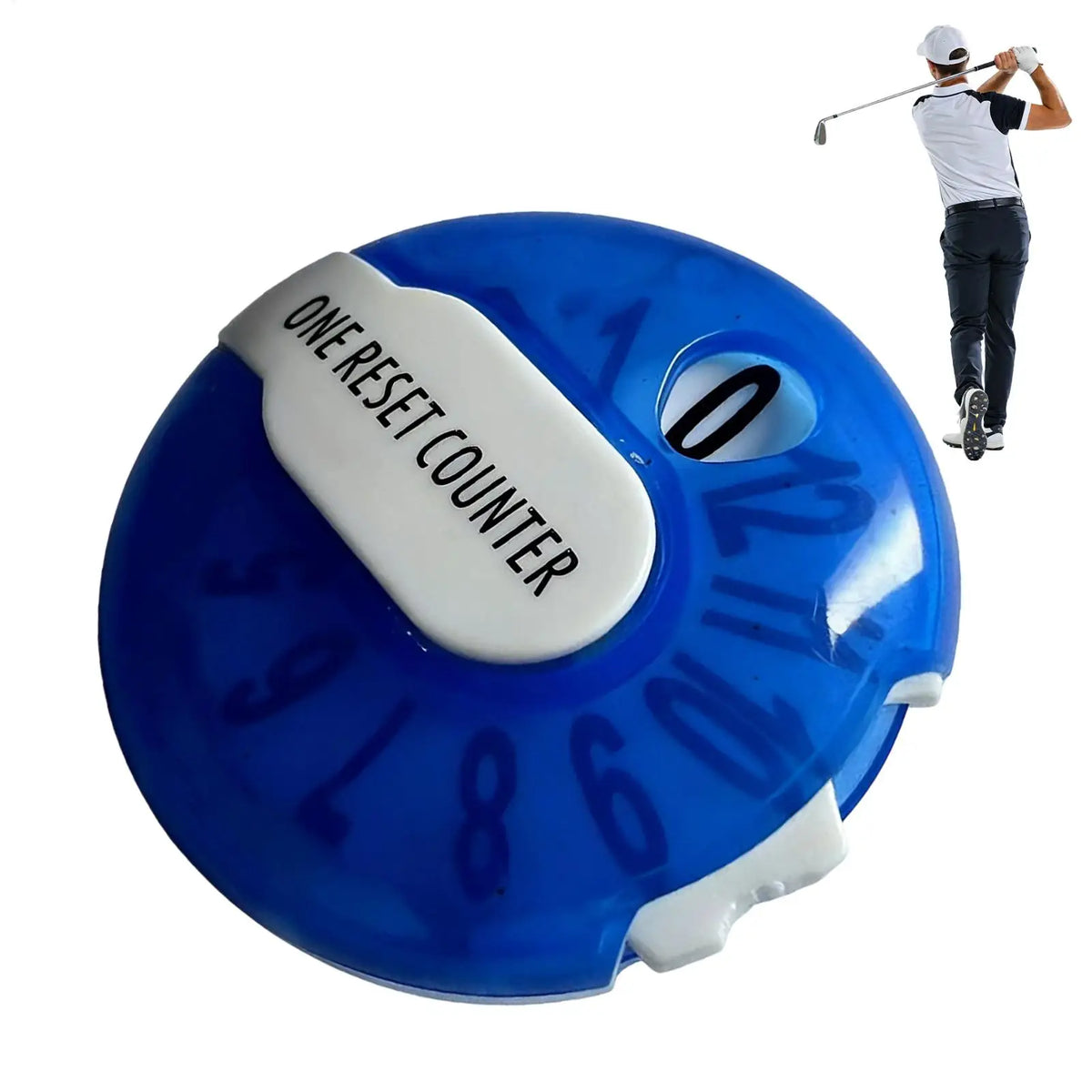 Golf Score Counter Mini Stroke Clicker & Tally Tracker Golf Stroke Counter PLUSH
