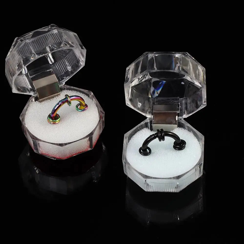 Clear Acrylic Ring Box – Crystal Jewelry Display & Storage Case Jewelry Display Case PLUSH