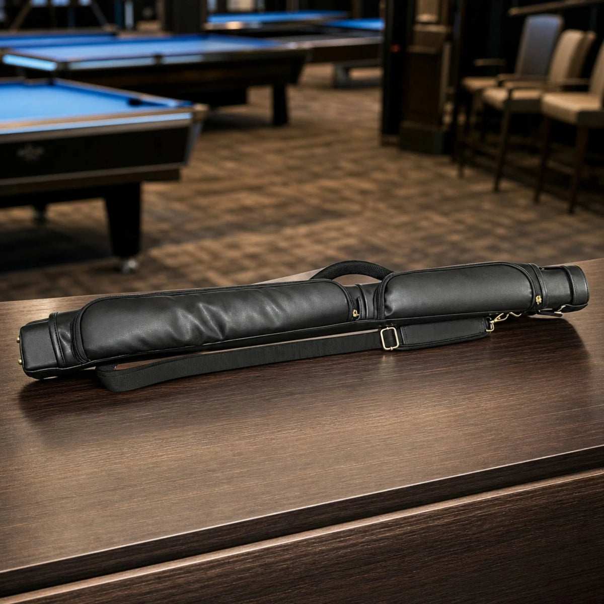 Pyramid Billiard Cue Case – Padded, Portable 91cm Billiard Cue Case PLUSH